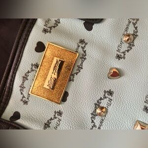 Betsey Johnson Heart-Patterned Bag